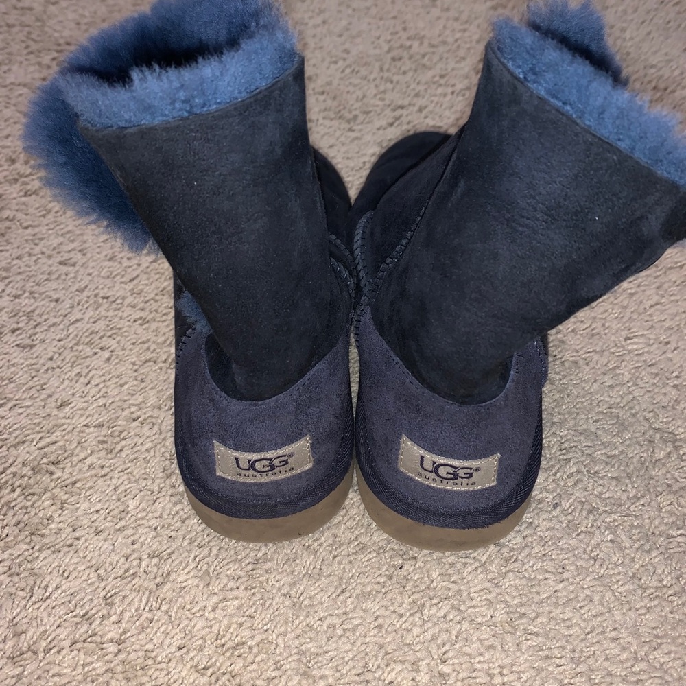 Navy Blue Baily Button Uggs
